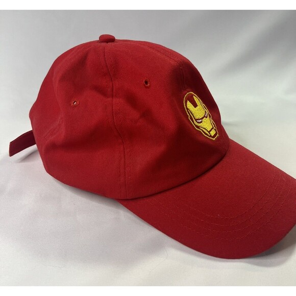Culturefly Marvel Avengers Ironman Red Strap Back Hat New - Picture 3 of 9